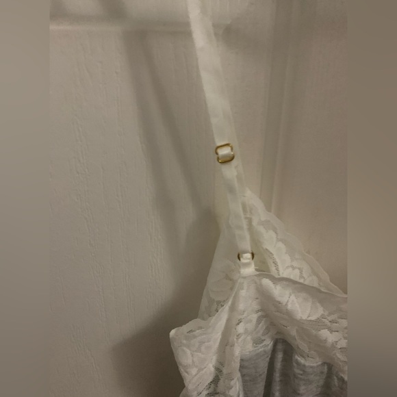 White and Grey Nightie Romper XS - Picture 3 of 5